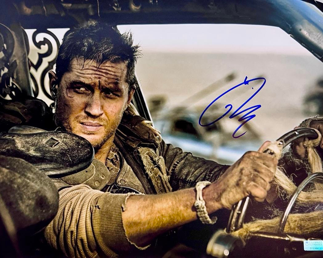 Tom Hardy Signed 11x14 Photo (Mad Max) - Celebrity Authentics